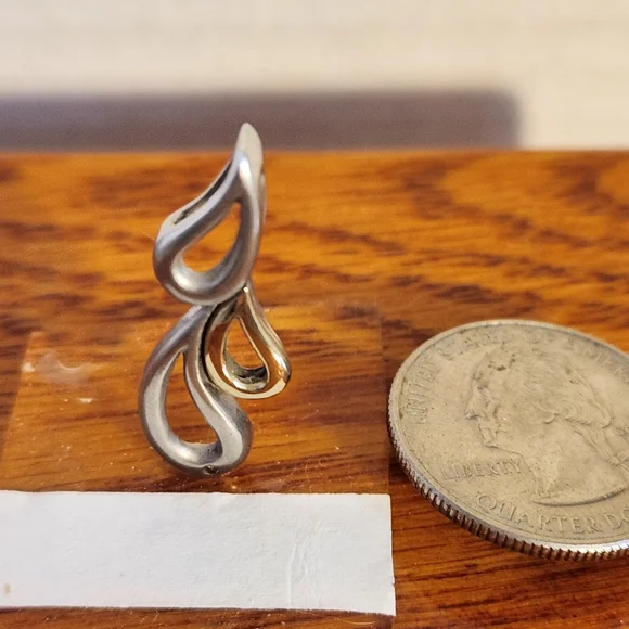 14K + Sterling Pendant - Picture 1 of 6